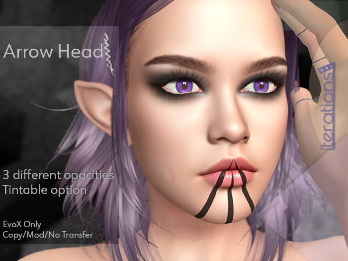 Second Life Marketplace Iterations Arrow Head Tattoo